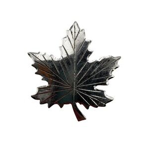 Vintage Bond Boyd Sterling Silver Maple Leaf Brooch Pin 1.35in 3.21g Nature Fall